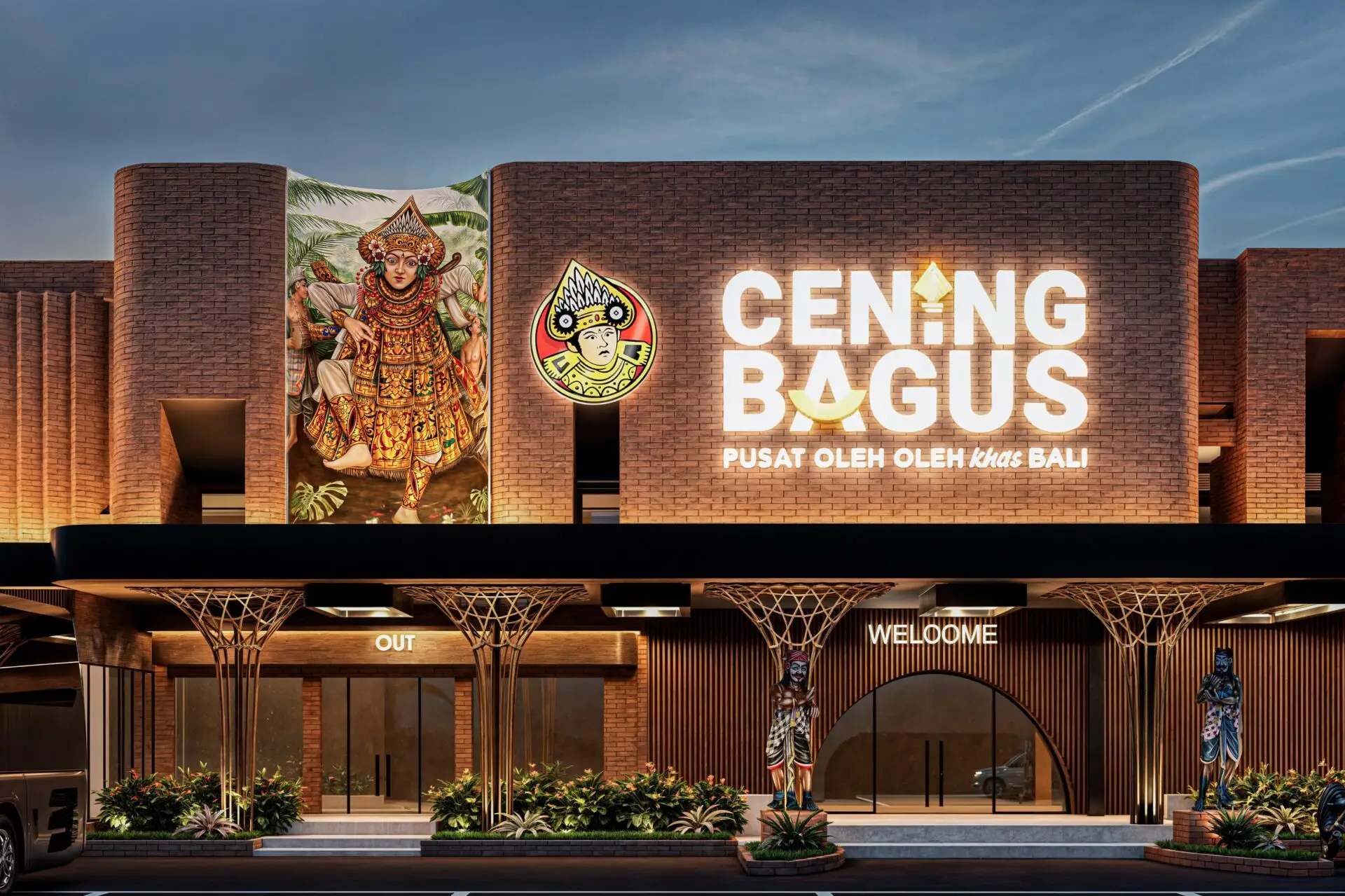 cening bagus front view