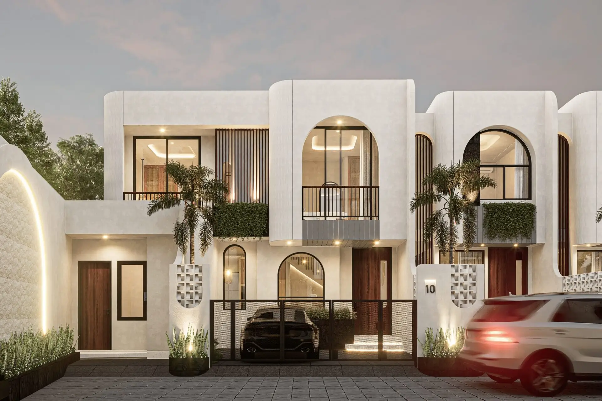 Bali Dian Residence mediterranean architecture style - Manon Design Studio