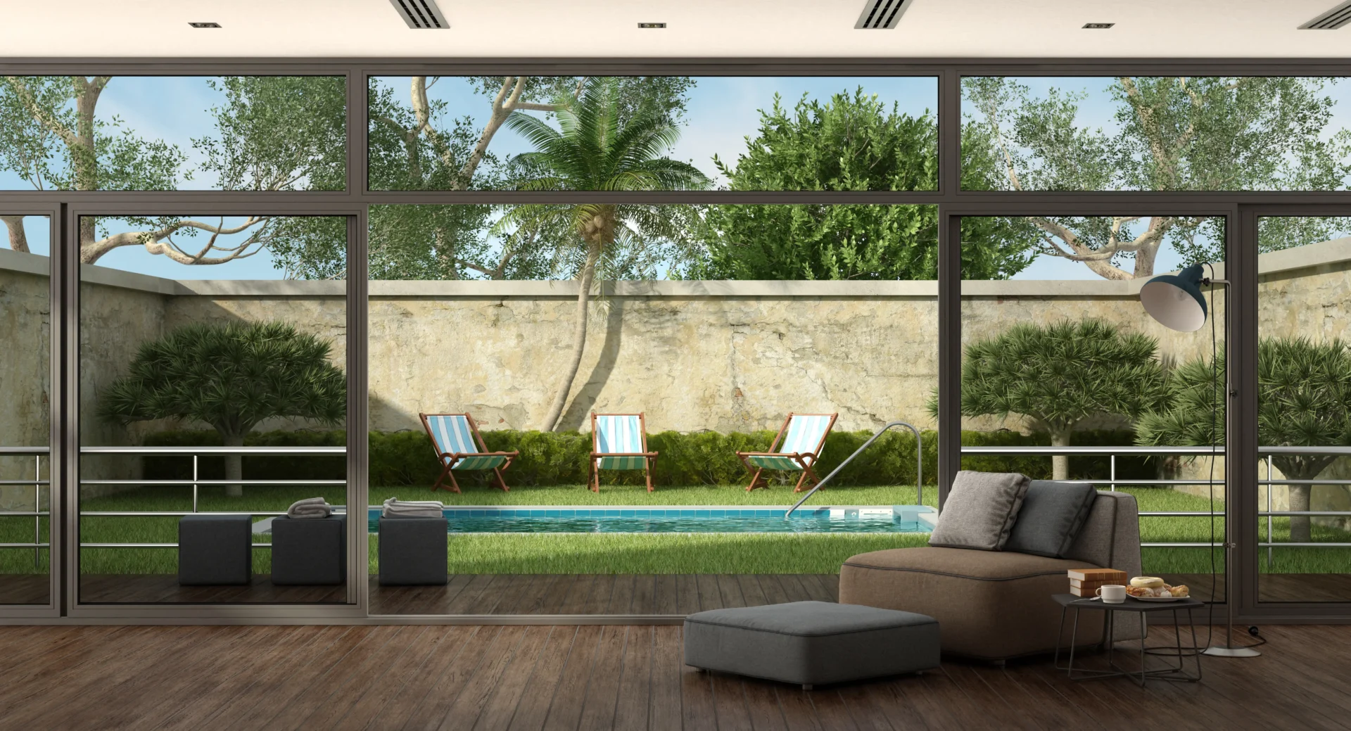 Living room of a villa - Manon Design Studio