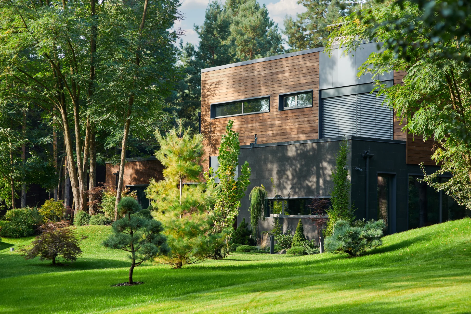 Modern wooden cottage house - Manon Design Studio