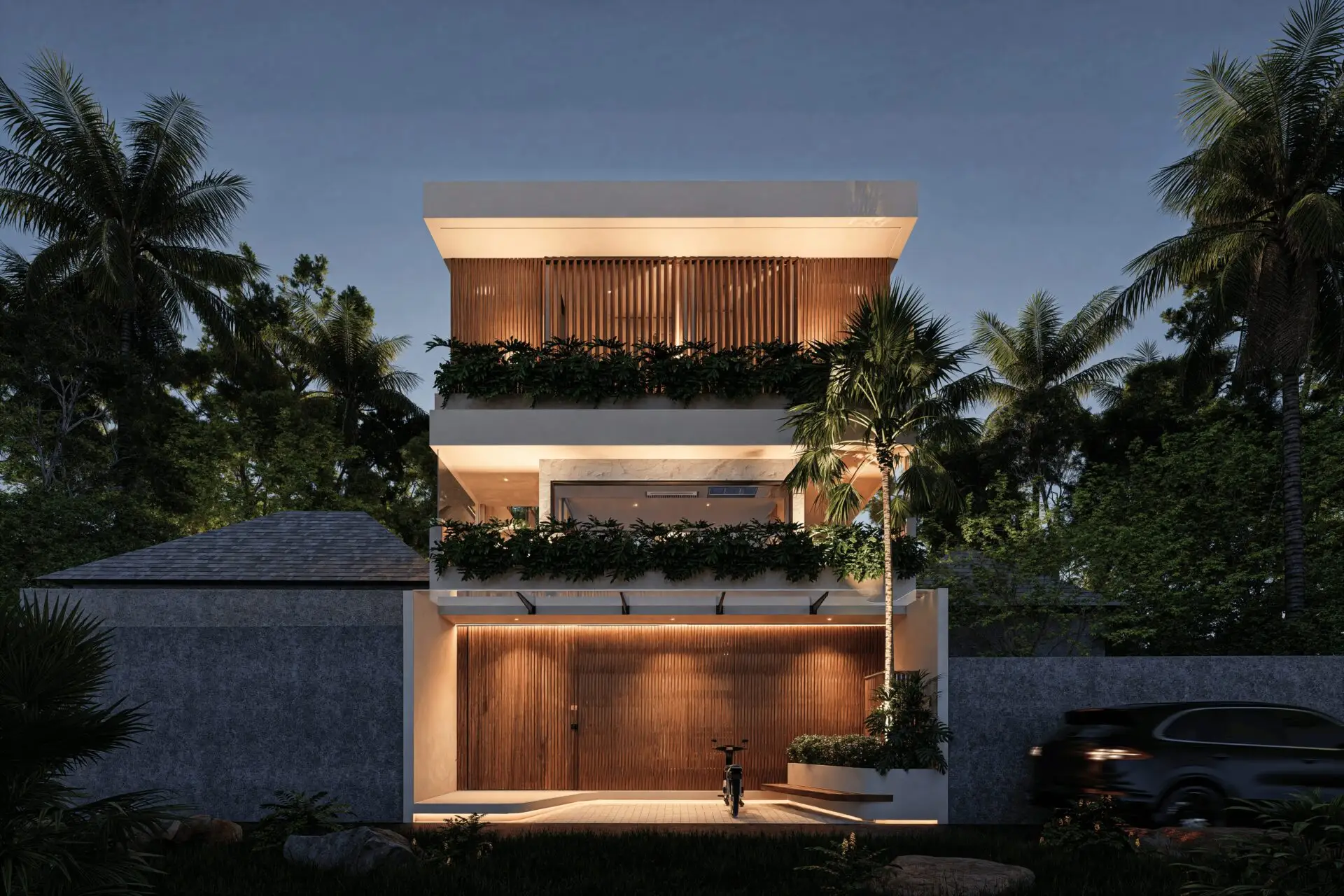Tanara Layers Tropical House Architecture - Manon Design Studio