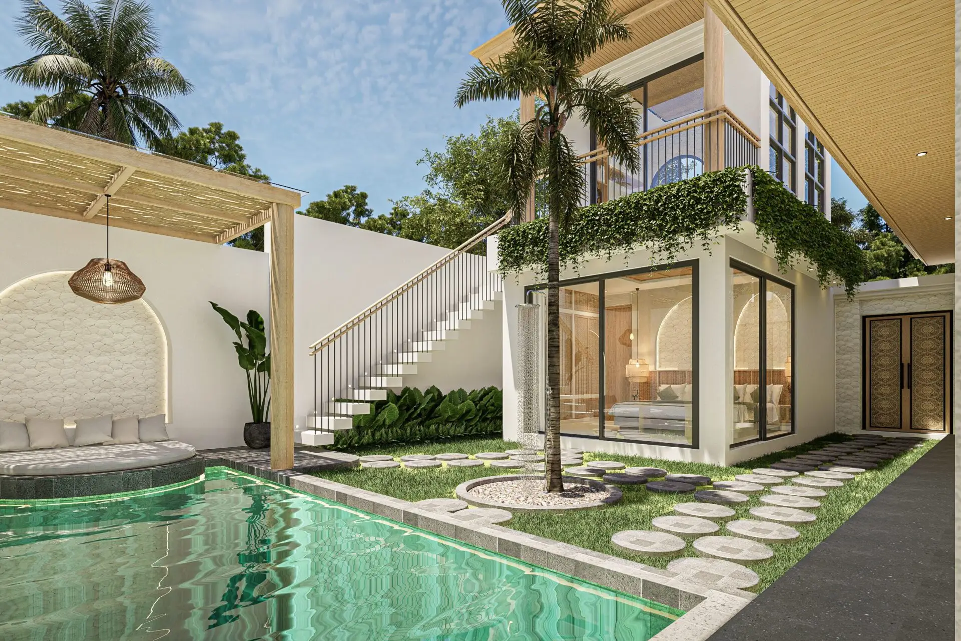 Alex residence balinese architecture - Manon Design Studio