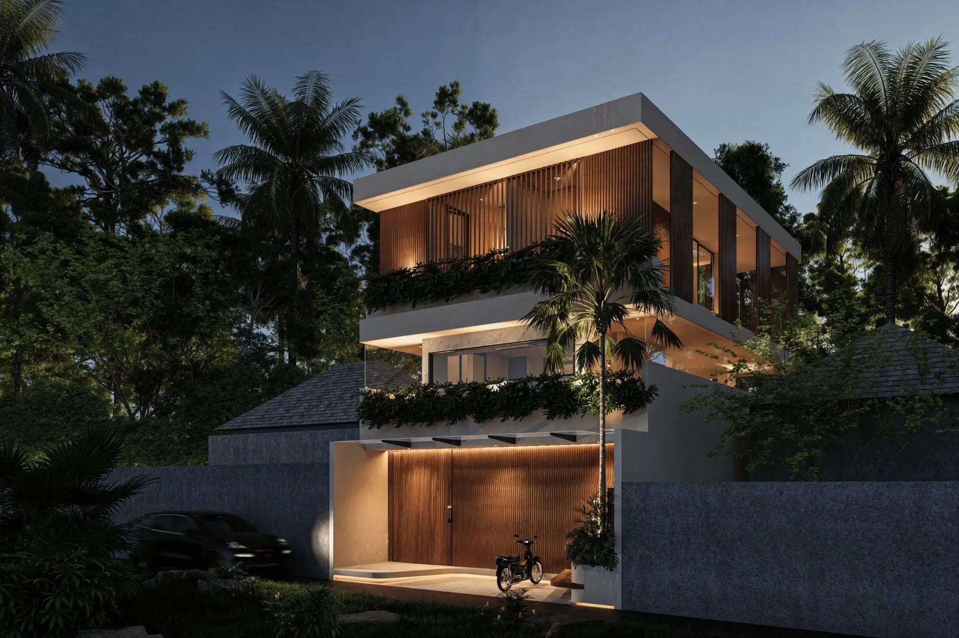 Tanara Layers Tropical House Architecture - Manon Design Studio