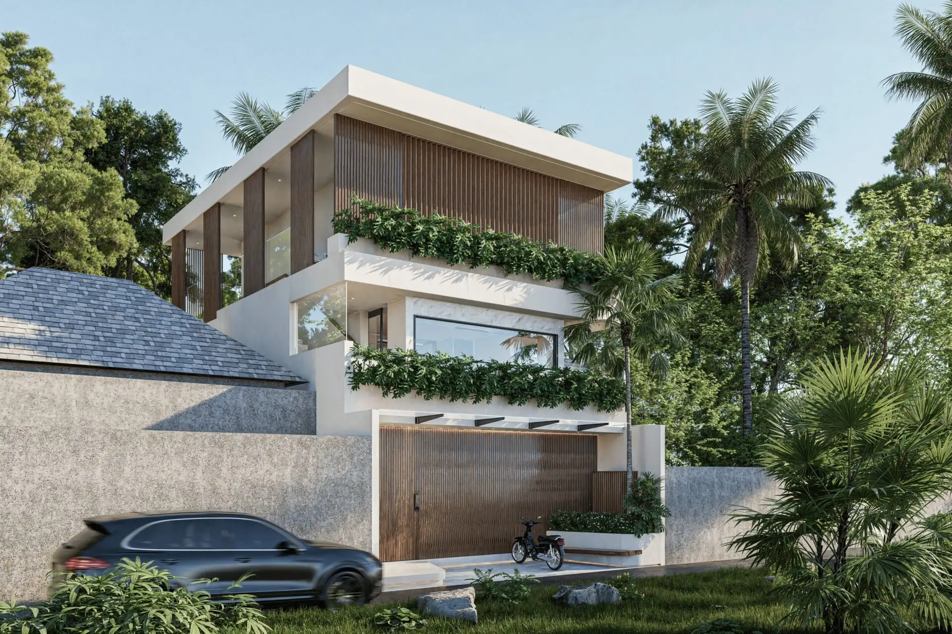 Tanara Layers Tropical House Architecture - Manon Design Studio