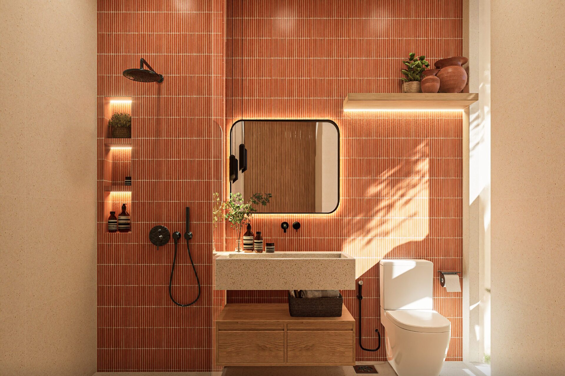 Natural Materials Interior Design - Manon Design Studio