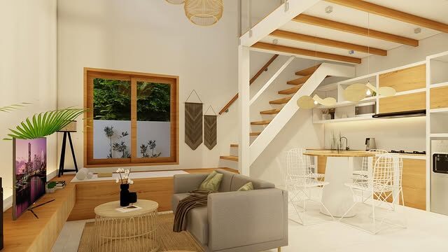 bright modern living room