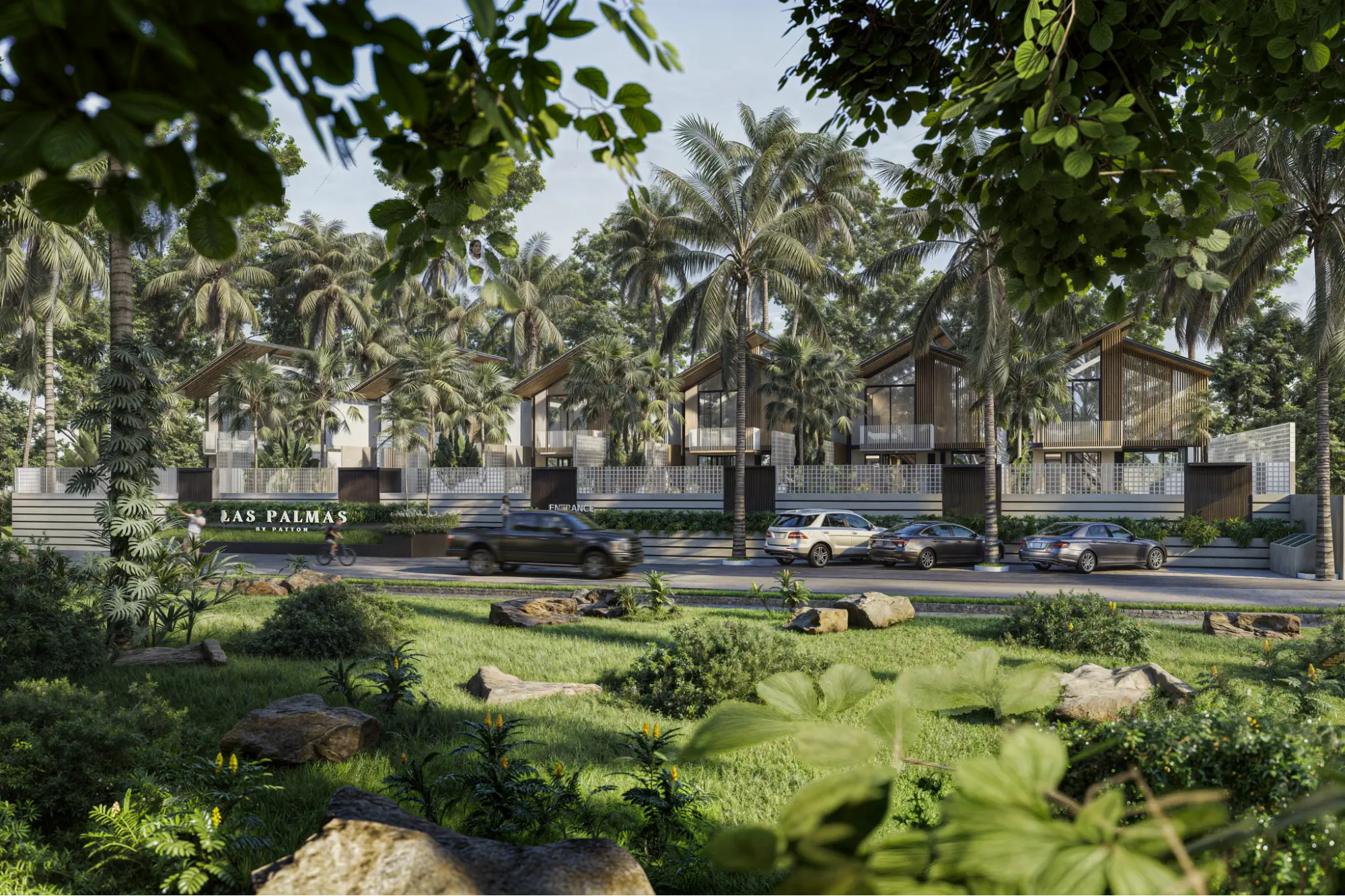 Las Palmas tropical luxury villas exterior