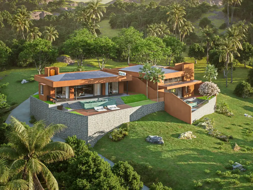 volcano whisper villa - manon design studio