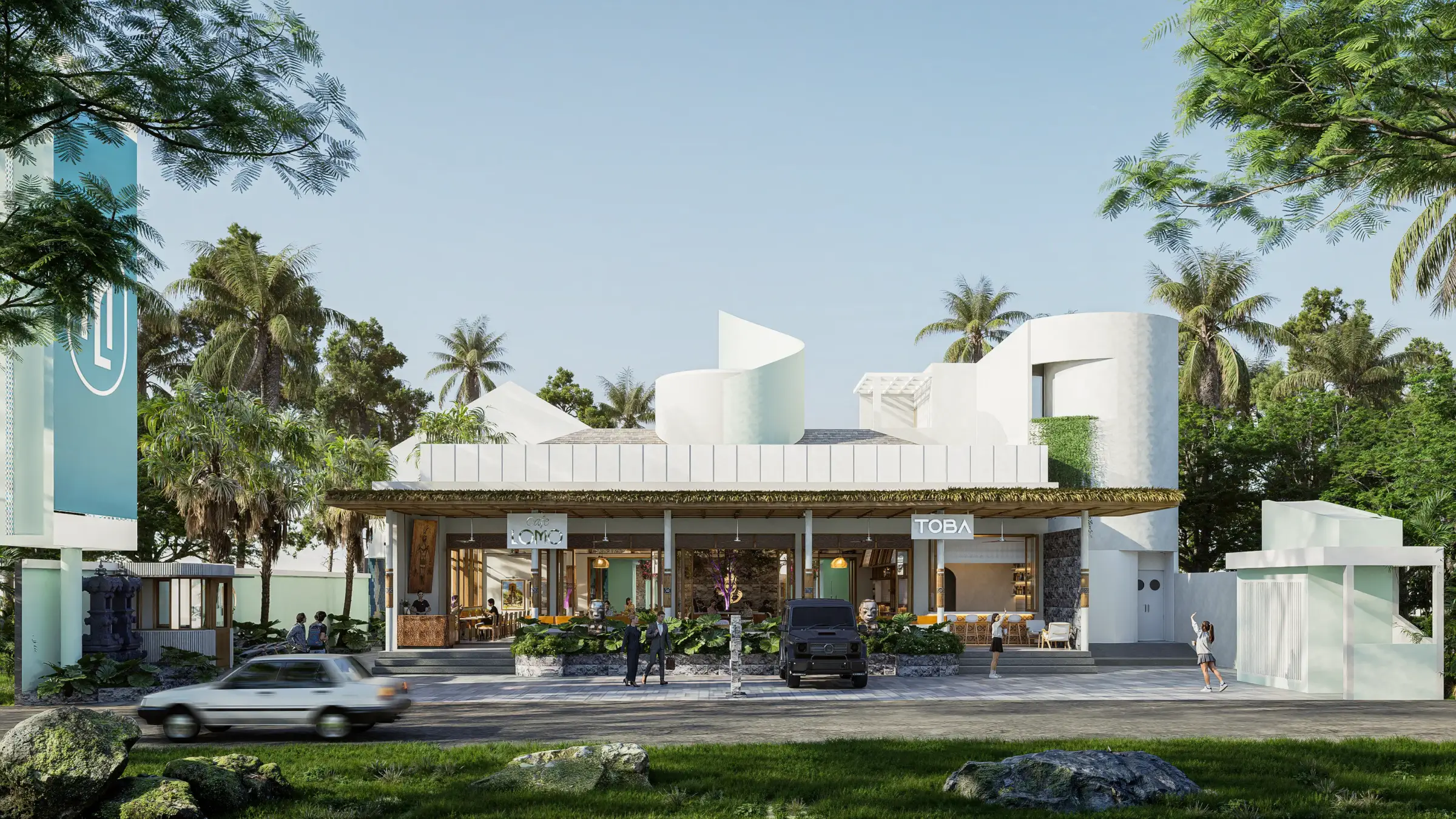 Cafe LOMO & TOBA Restaurant Feature Cafe and Restaurant Design Bali 1
