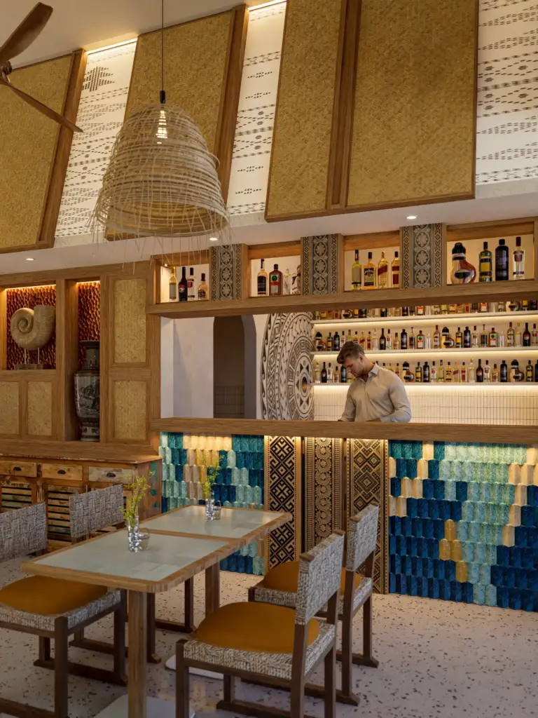TOBA Restaurant Features Tropical Restaurant Design in Bali 6