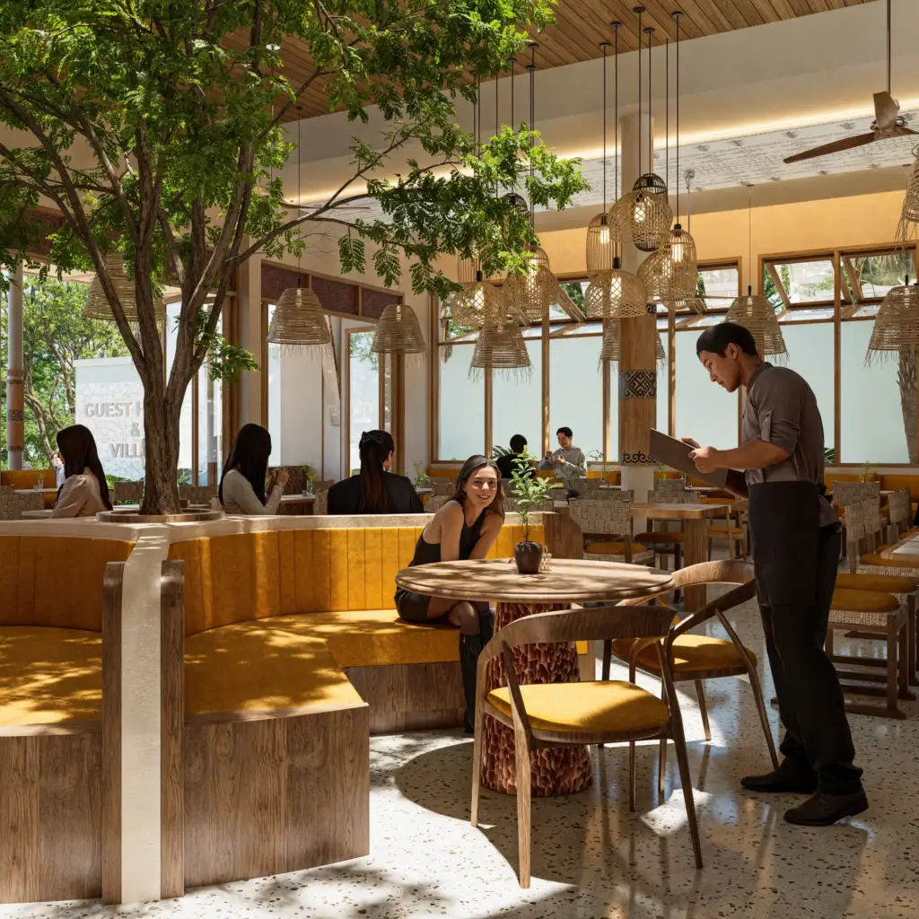 TOBA Restaurant Features Tropical Restaurant Design in Bali 17
