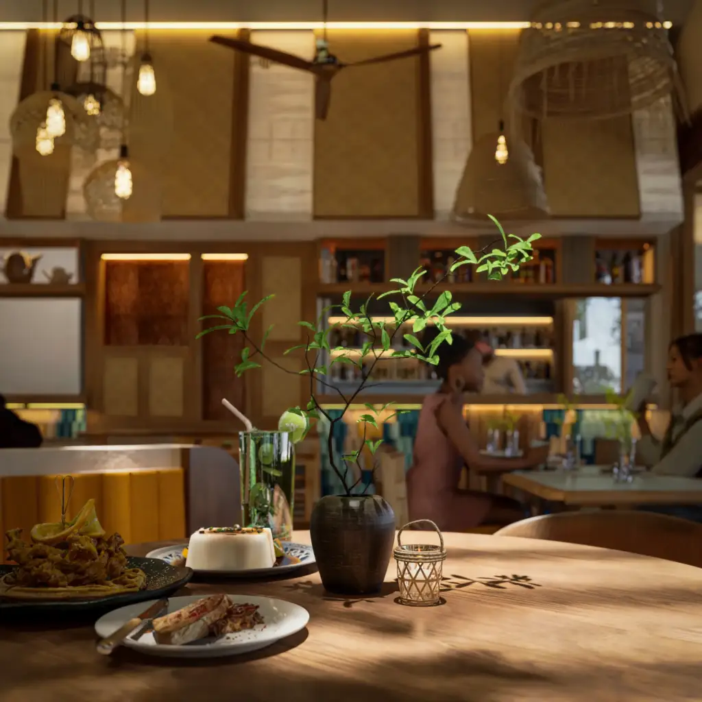 TOBA Restaurant Features Tropical Restaurant Design in Bali 9