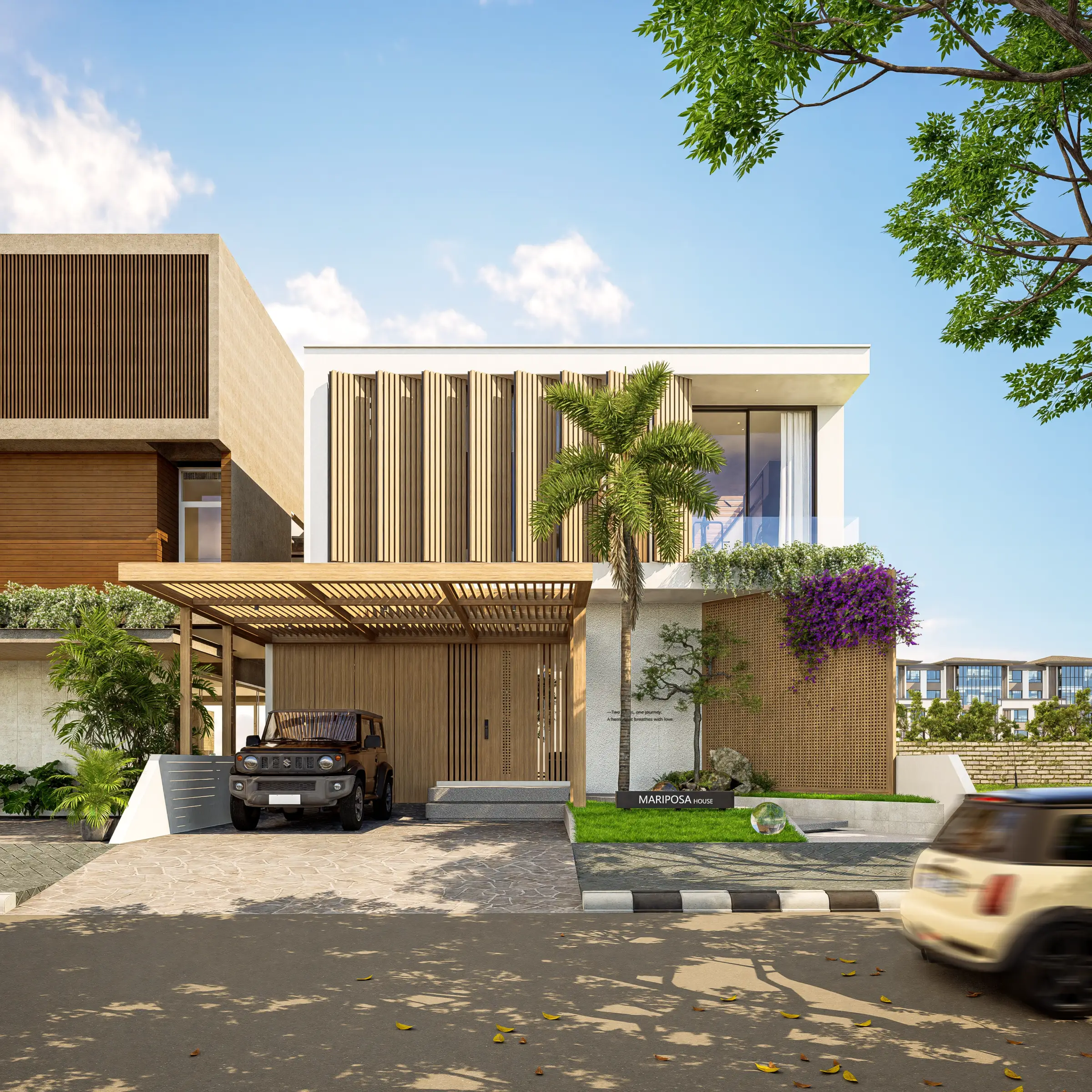 Mariposa House Features Modern Tropical House Architecture 3