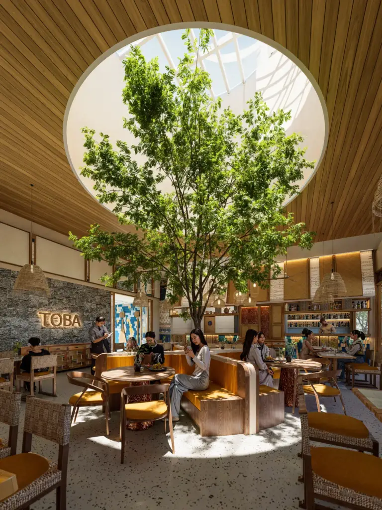 TOBA Restaurant Features Tropical Restaurant Design in Bali 7