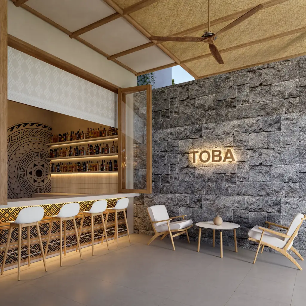 TOBA Restaurant Features Tropical Restaurant Design in Bali 18