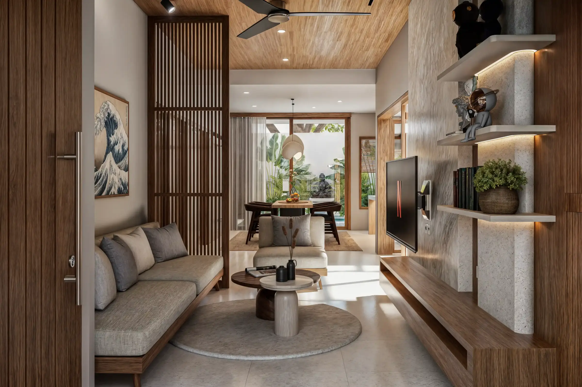 zen living room