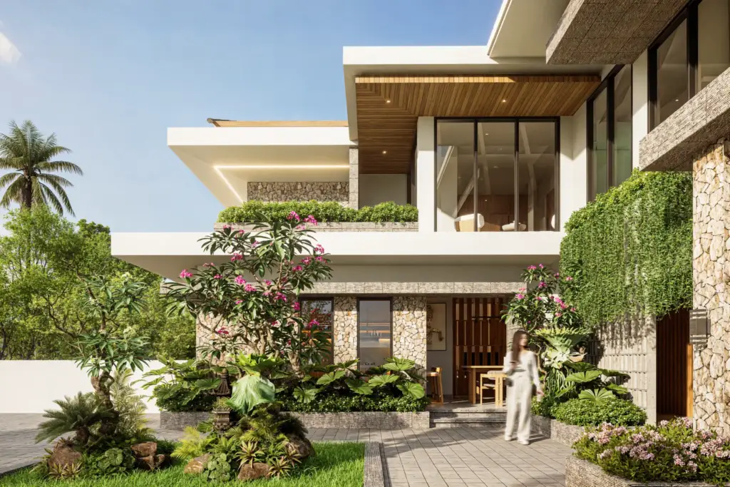 engga house - modern tropical house Bali 3