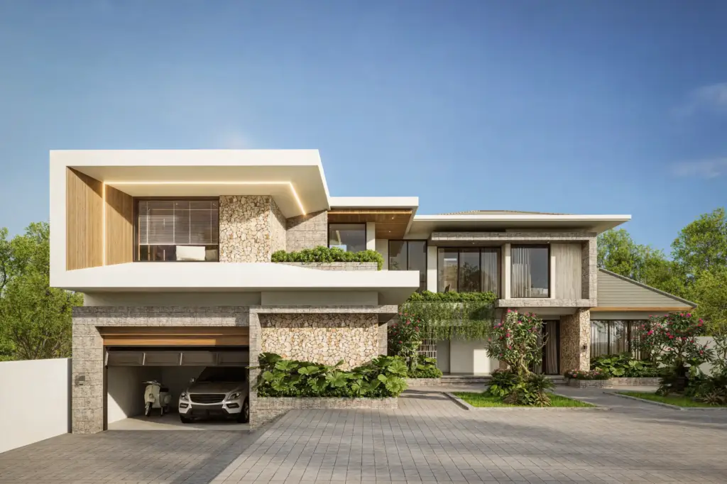 engga house - modern tropical house Bali 4