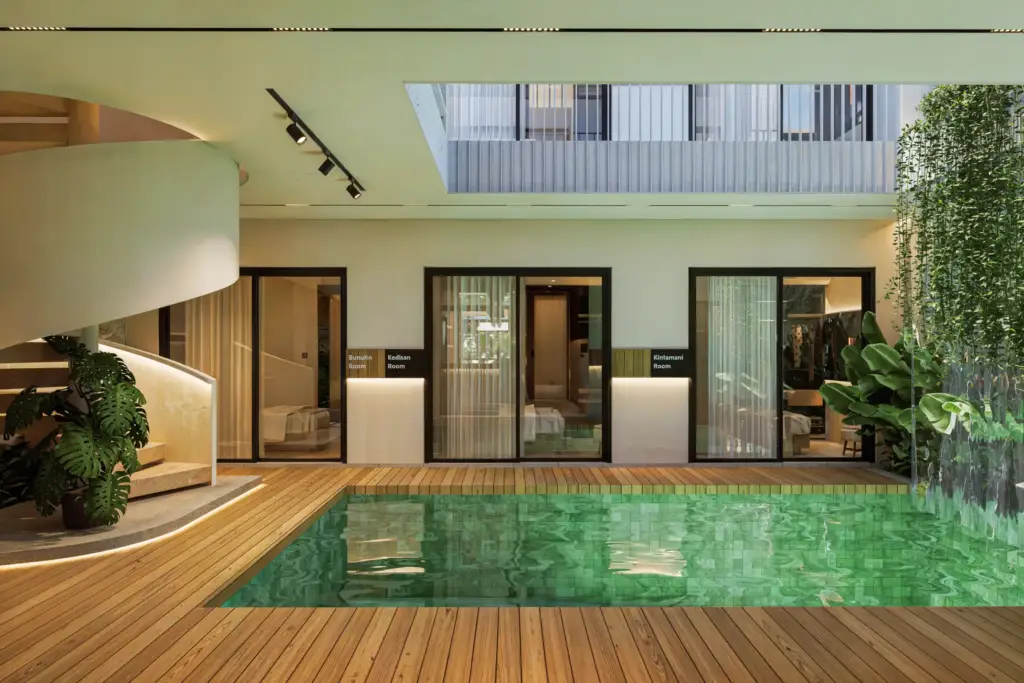 modern tropical guest house Bali 2