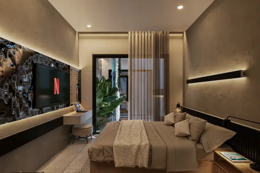 modern tropical guest house Bali