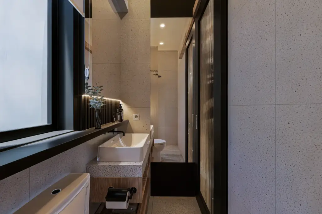 modern tropical guest house Bali 4