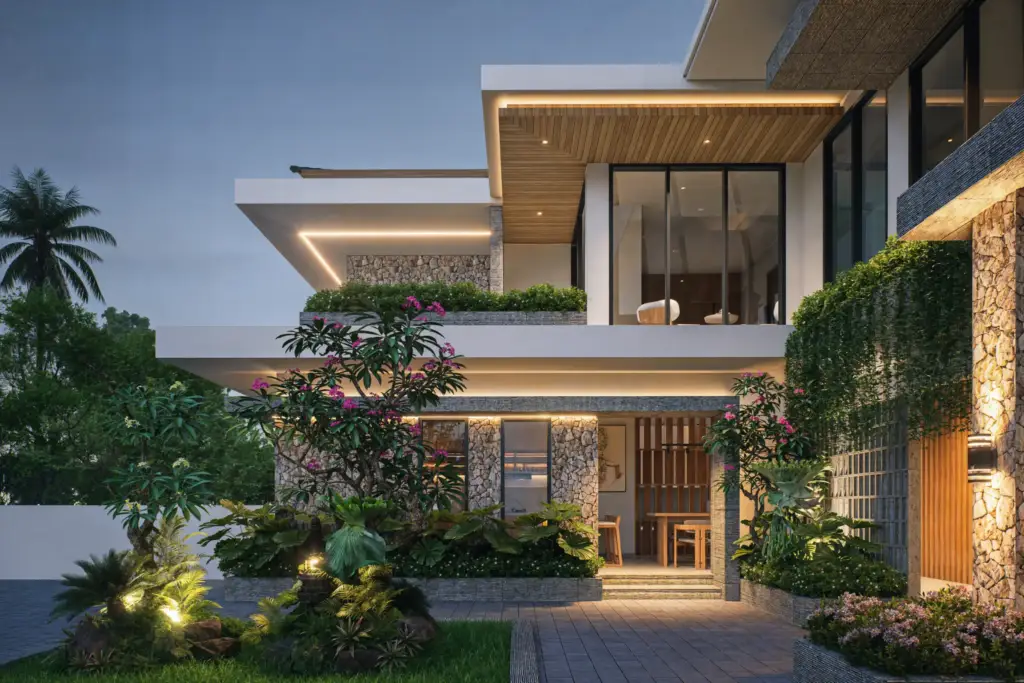 engga house - modern tropical house Bali 8