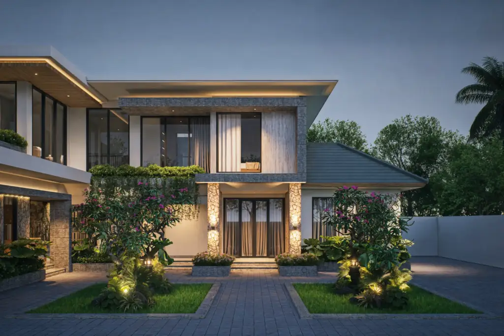 engga house - modern tropical house Bali 9