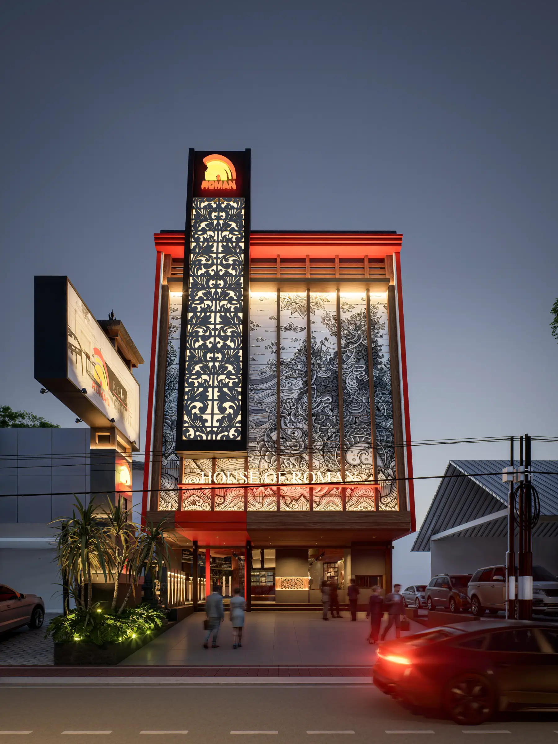 House Of Roman - showroom interior design Bali 1