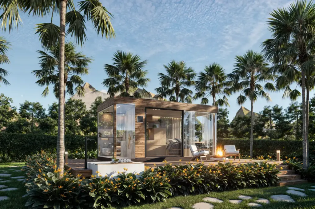 Solitary Cabin tropical cabin resort design in Jembrana, Bali
