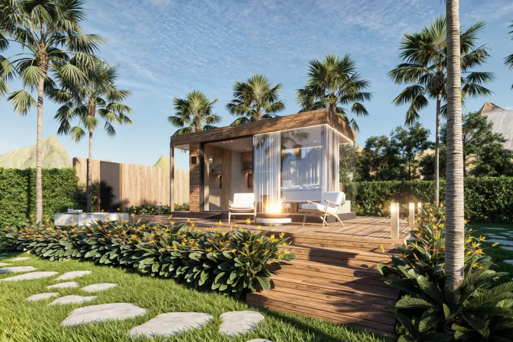Solitary Cabin tropical cabin resort design in Jembrana, Bali