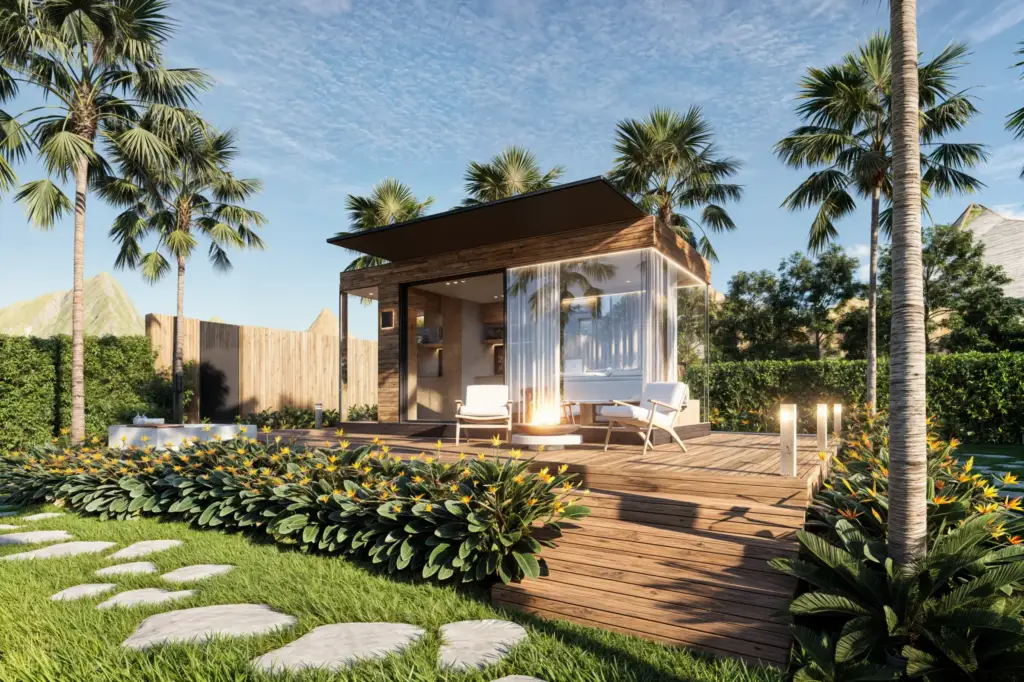 Solitary Cabin tropical cabin resort design in Jembrana, Bali