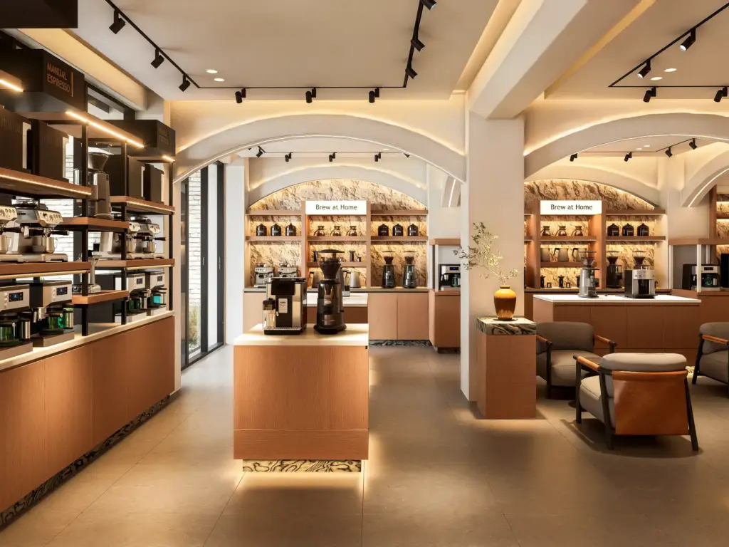 Single origin coffee exploration area at Otten Coffee in Bali