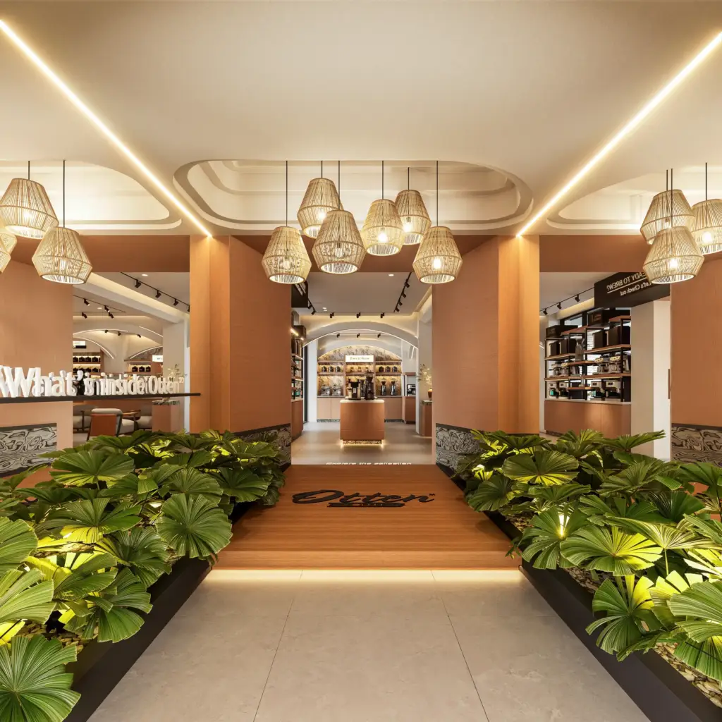 Otten Coffee entrance design