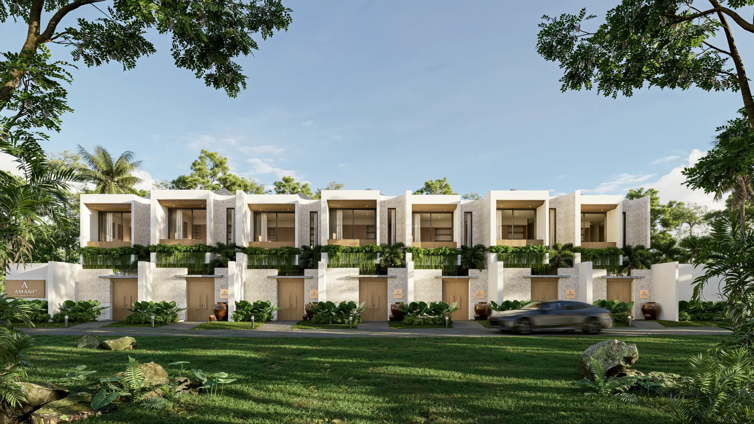 Seseh Villa Facade by Manon Design Studio