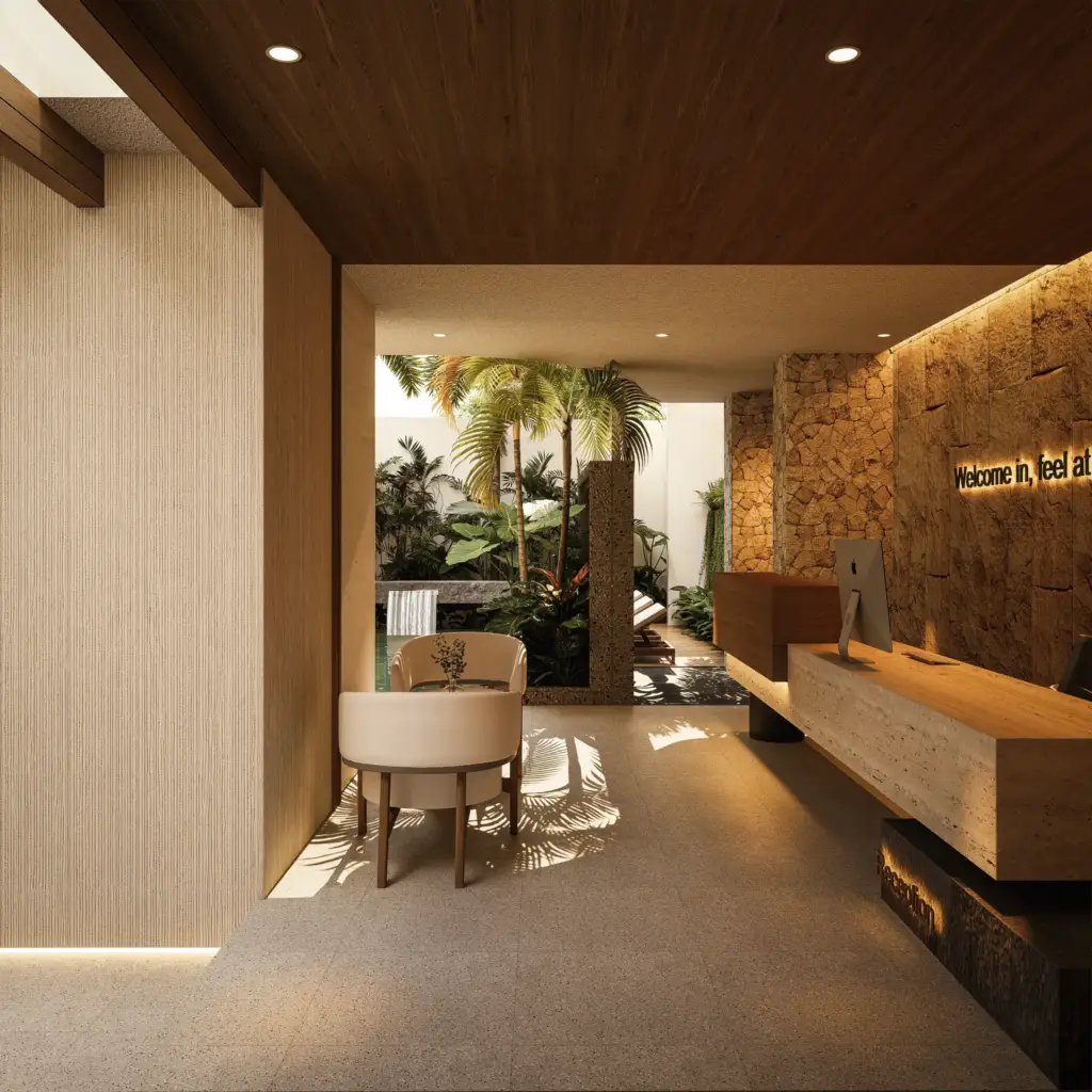 Nyanyi Residence mixed-use apartment in Tabanan, Bali, designed by Manon Design Studio